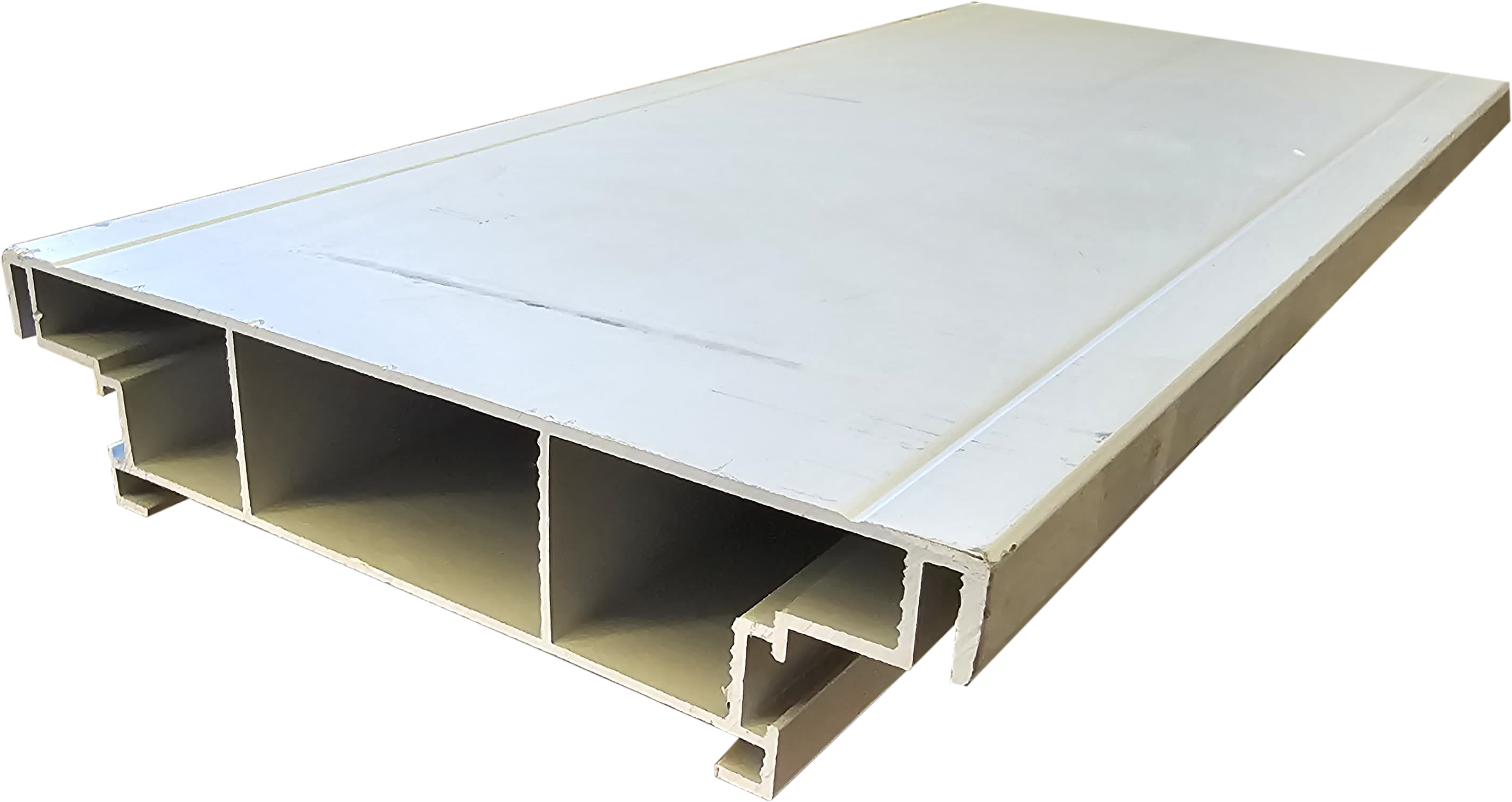 P-EX/F Exit Direction Sign Aluminium Profile, Anodized Silver, 5.5M Length, High Visibility Emergency Sign Frame, LED Module Compatible, For Public Space Safety & Directional Signage